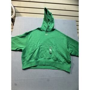 Nike Over Sized Women Hoodie Sz L‎ Green Brand New